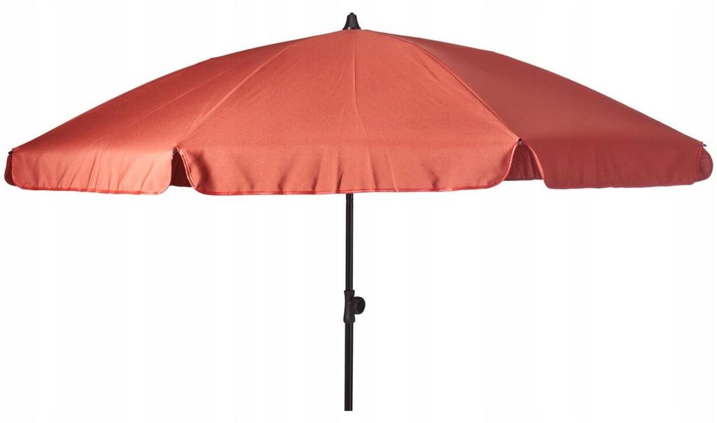 Ombrellone da giardino 185 cm, rosso mattone, protezione UV Immagine del prodotto 