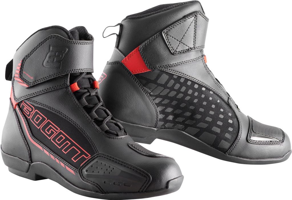 Bogotto GPX Motorradschuhe, schwarz/rot, 47