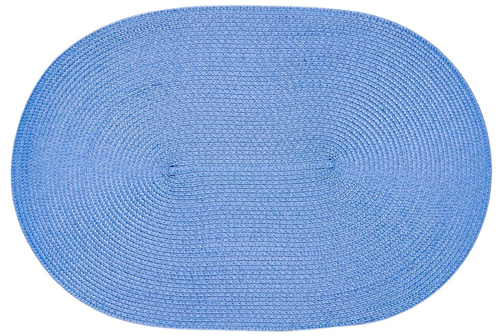 Platzset Polypro Bleu oval ca. 45x30 cm Platzdeckchen Produktbild 