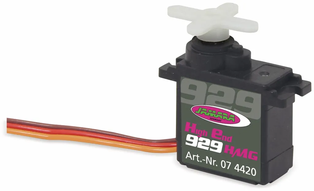 Servo Jamara 929HMG à couple élevé et pignons métal pour circuit RC