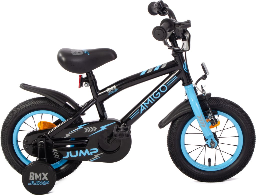 AMIGO Kinderfahrräder Jungen BMX Jump 12 Zoll 22 cm Jungen Produktbild 
