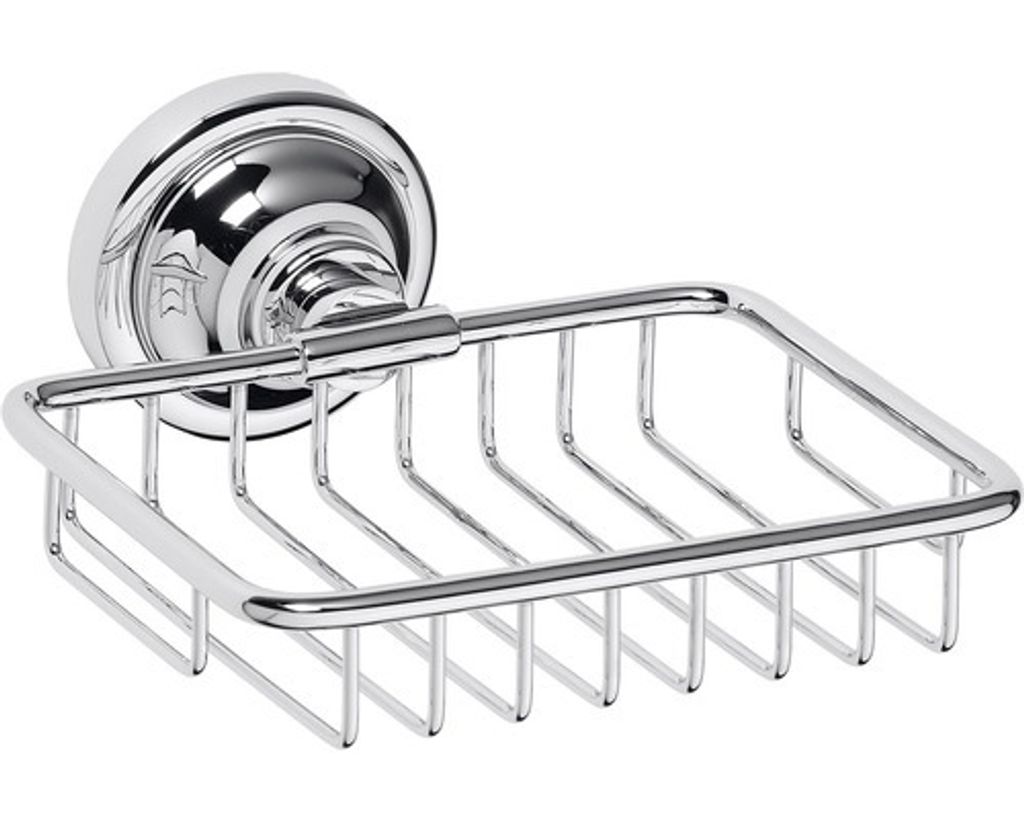 Porte-savon en gitter RETRO en chrom 14x6.5x14.2 cm BEMETA