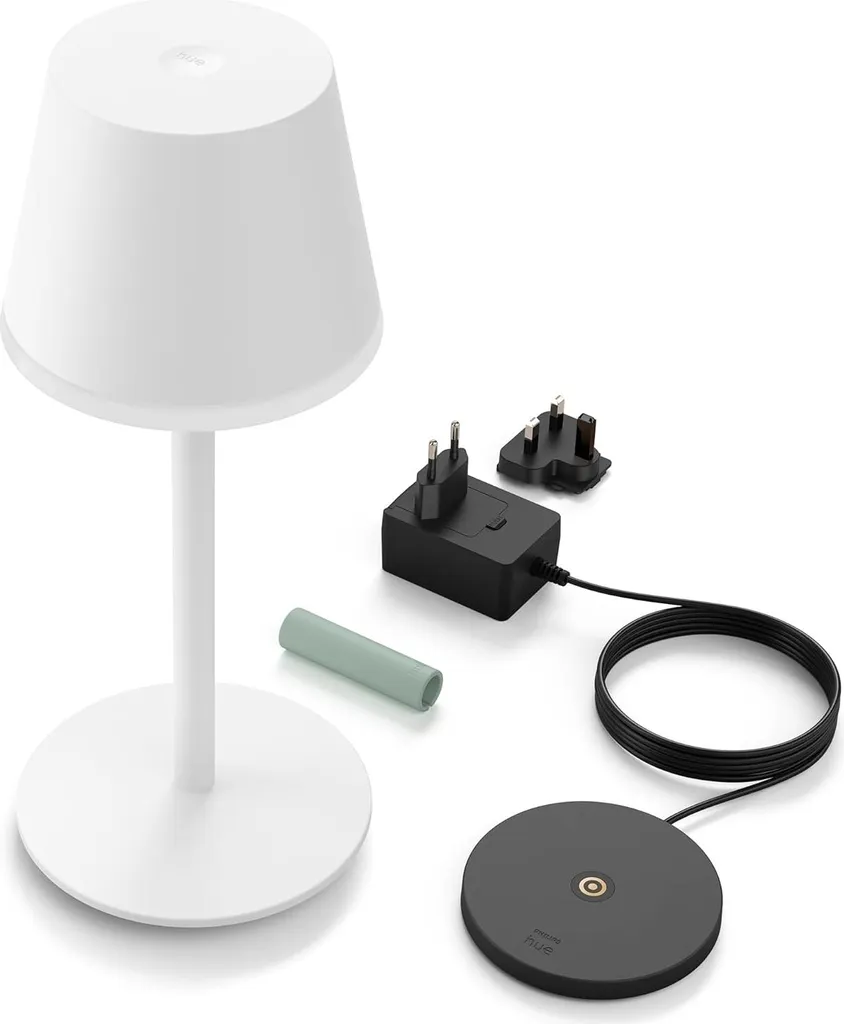 Philips Hue Go Lampe Connectée Portable Bluetooth et Zigbee Blanche