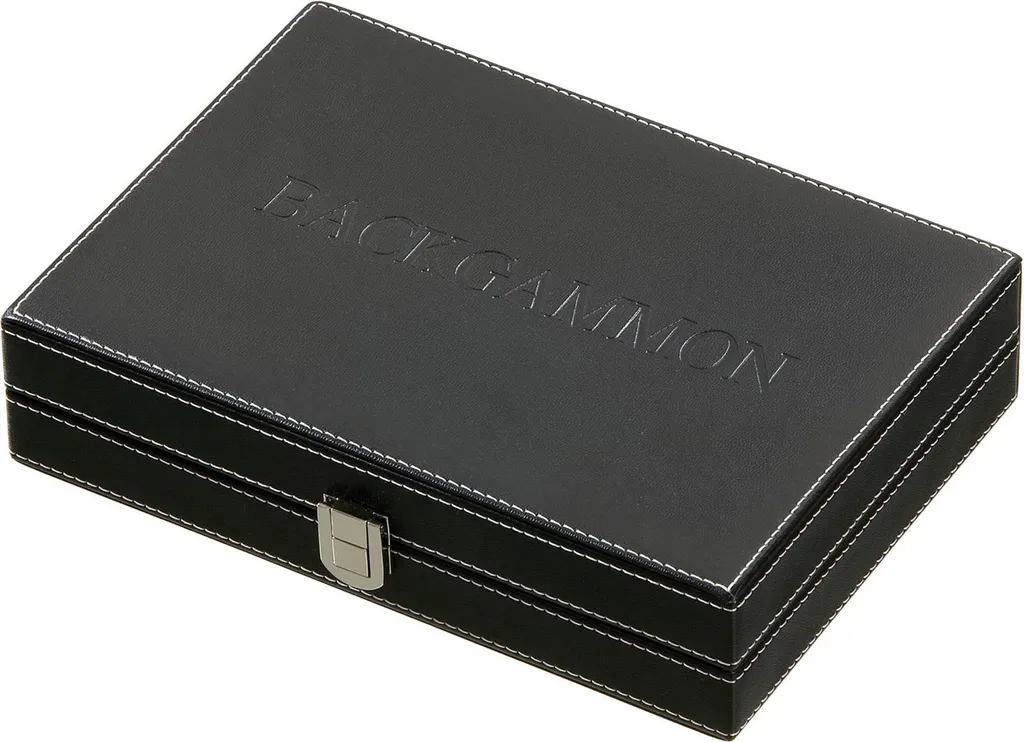 Coffret Backgammon Tinos Vert 23cm : Jeu Compact Sans Perte de Pièces - 2