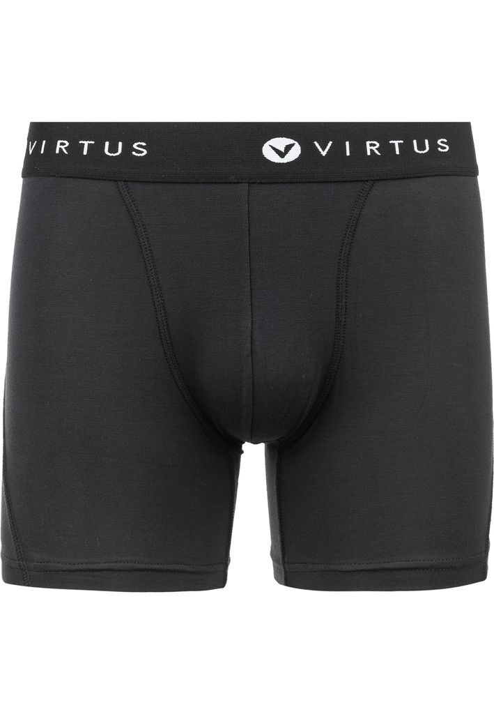 Virtus Boxershort aus atmungsaktivem Bambus-Elasthan-Mix 1001 Black M