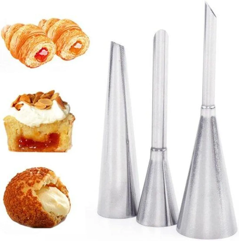 Set de Douilles Longues en Inox - Accessoires de Décoration Gâteaux