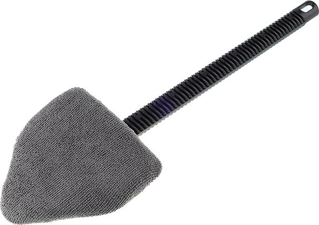 Mikrofaser-Fensterputzer, dreieckig, Stiel 38 cm