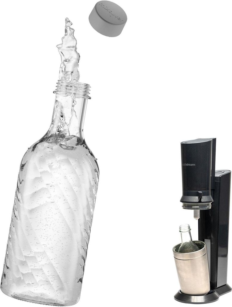 mixcover Glasflasche kompatibel mit SodaStream Crystal 2.0 Produktbild 