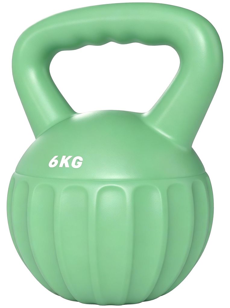 SPORTNOW Kettlebell, 6 kg, gewichtsschijf gevuld met zand, Productafbeelding 