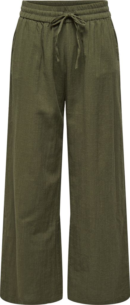 ONLY Leinenhose mit Kordelzug und elastischem Bund Größe: S