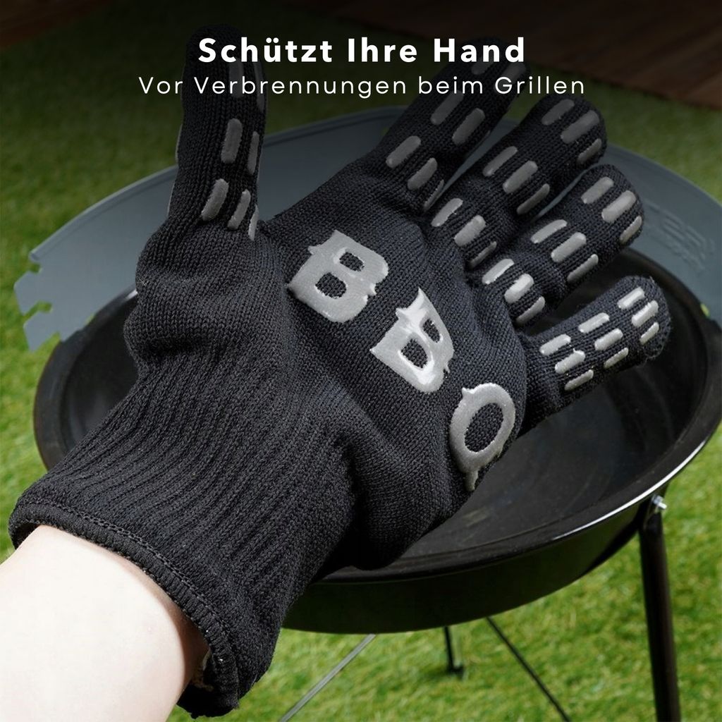 Schnittfeste Kevlar-Ärmel – Hitzebeständig, Abriebfest, 38 Cm, Schwarz, Unisex