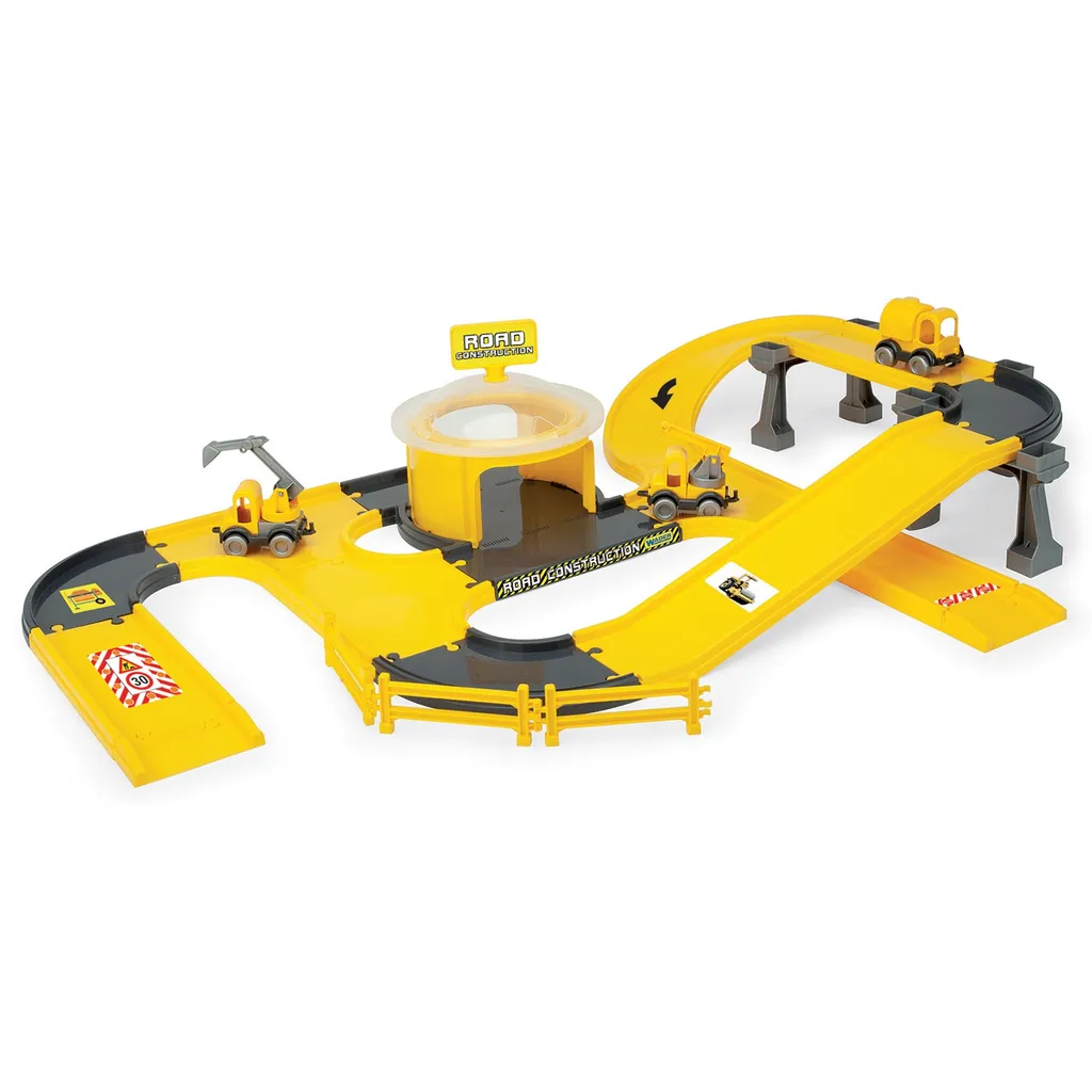 Piste de Chantier pour Enfant 3,7m - Circuit Routier Souple et Durable