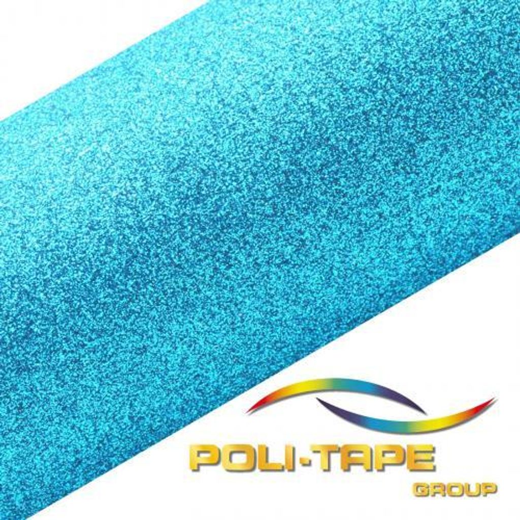 Poli-Tape - Poli-Flex Pearl Glitter - 454 Blue - Din A4