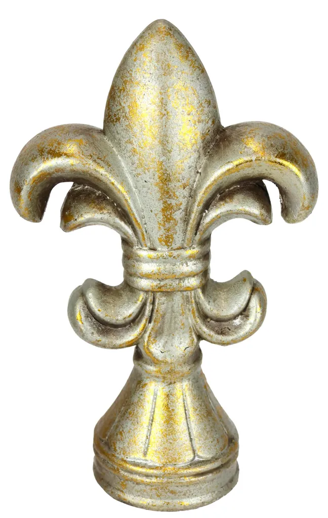 Décoration Lys Français Doré 23 cm - Sublimez votre Intérieur Vintage