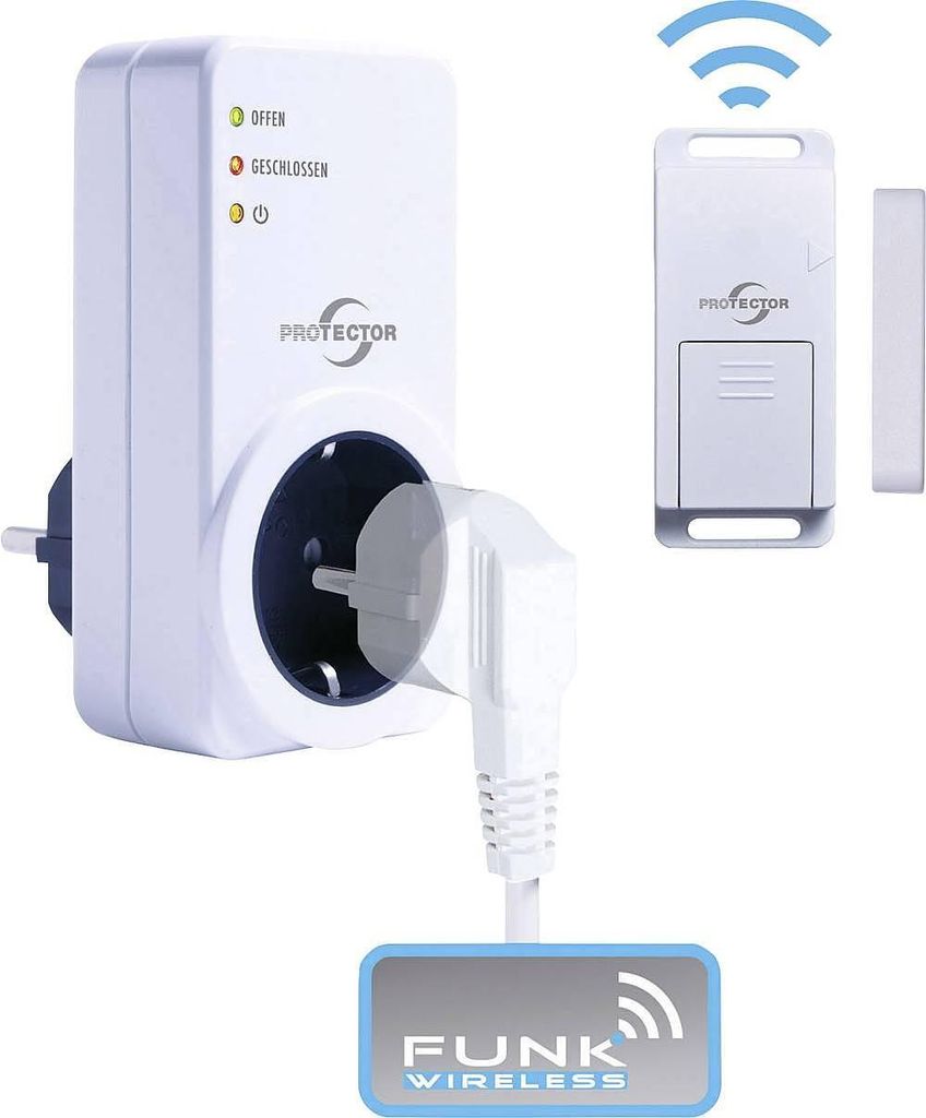 PROTECTOR Funk-Abluftsteuerung AS-510 1800 W Weiß