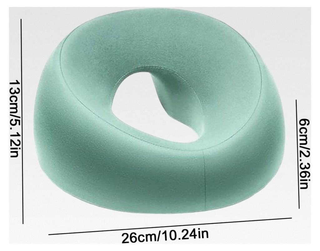 Massage Kissen - Massage Kopfstütze Für Das Bett - Grün Kopfkissen Mit Loch - Massagekissen Mit Der Vorderseite Nach Unten | Kopfpolster Massage...