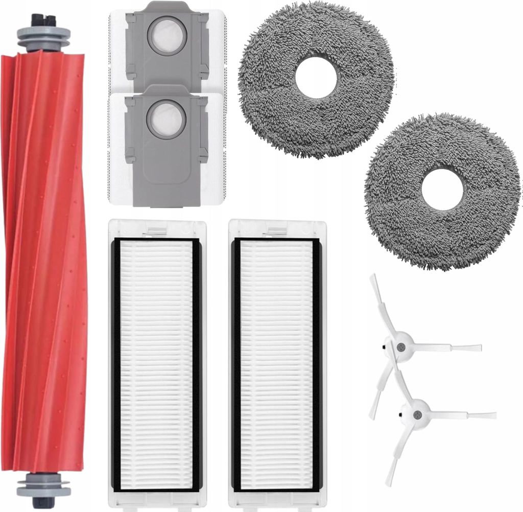 RoboRock Q Revo Zubehörset: Bürsten, Filter, Mops