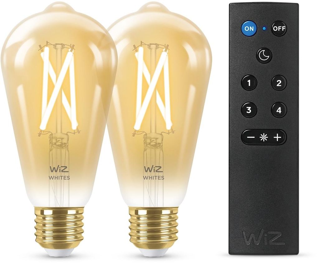 WiZ Filament 50W E27 Edison Amber CT Box Pack double Image du produit 