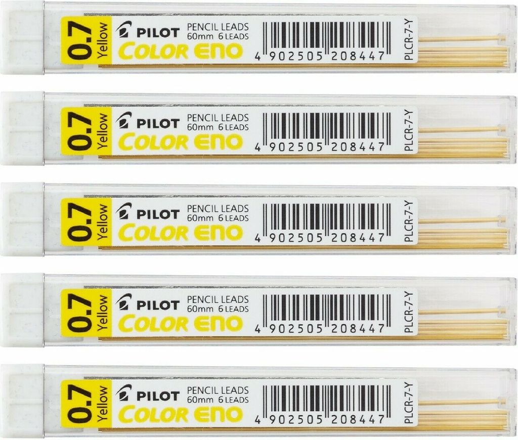 PILOT Color Eno Minen 5er-Set gelb