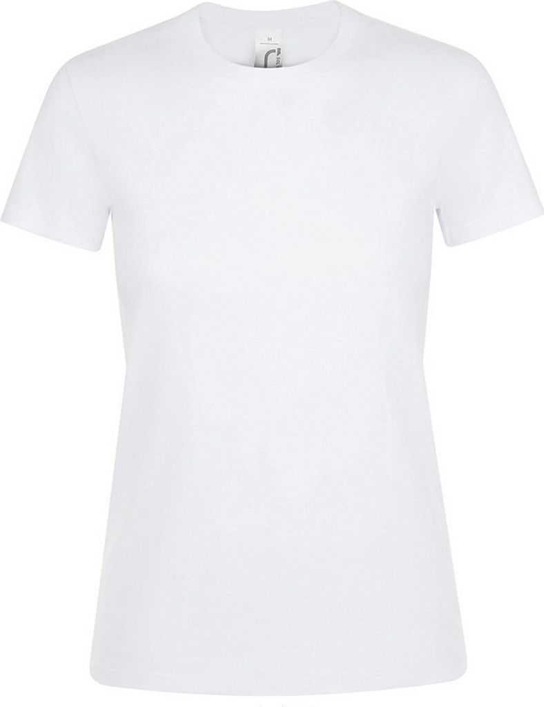 SOLS Damen Regent Kurzarm T-Shirt PC3774 (3XL) (Weiß)
