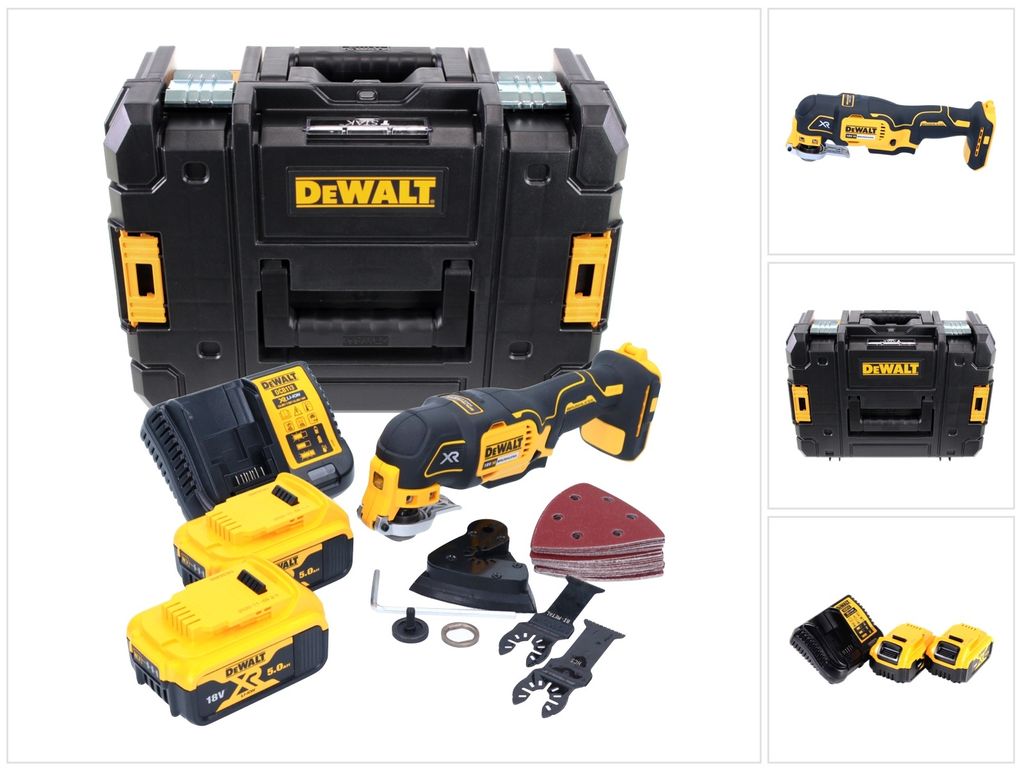 DeWalt DCS 355 P2 Akku Oszillierer Multitool 18 V Brushless Produktbild 