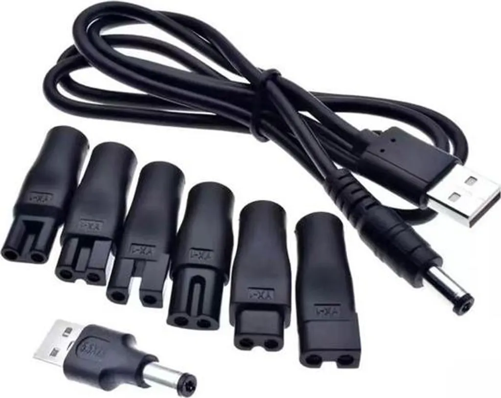 Chargeur universel USB-C pour rasoir électrique et tondeuse barbe 5V