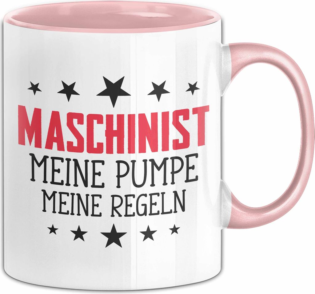 Maschinist Tasse Geschenk Meine Pumpe Meine Regeln Produktbild 