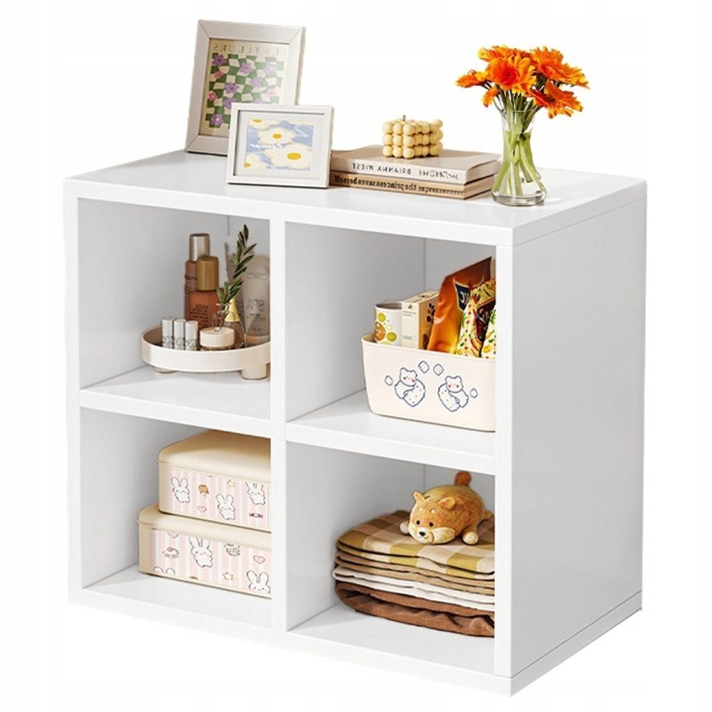 Bücherregal Weisses Regal Schrank Loft Kommode Skandinavisch