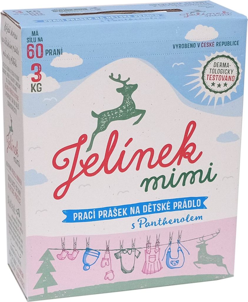 JELEN Jelinek Seifenpulver 3 kg (60 Waschgänge)