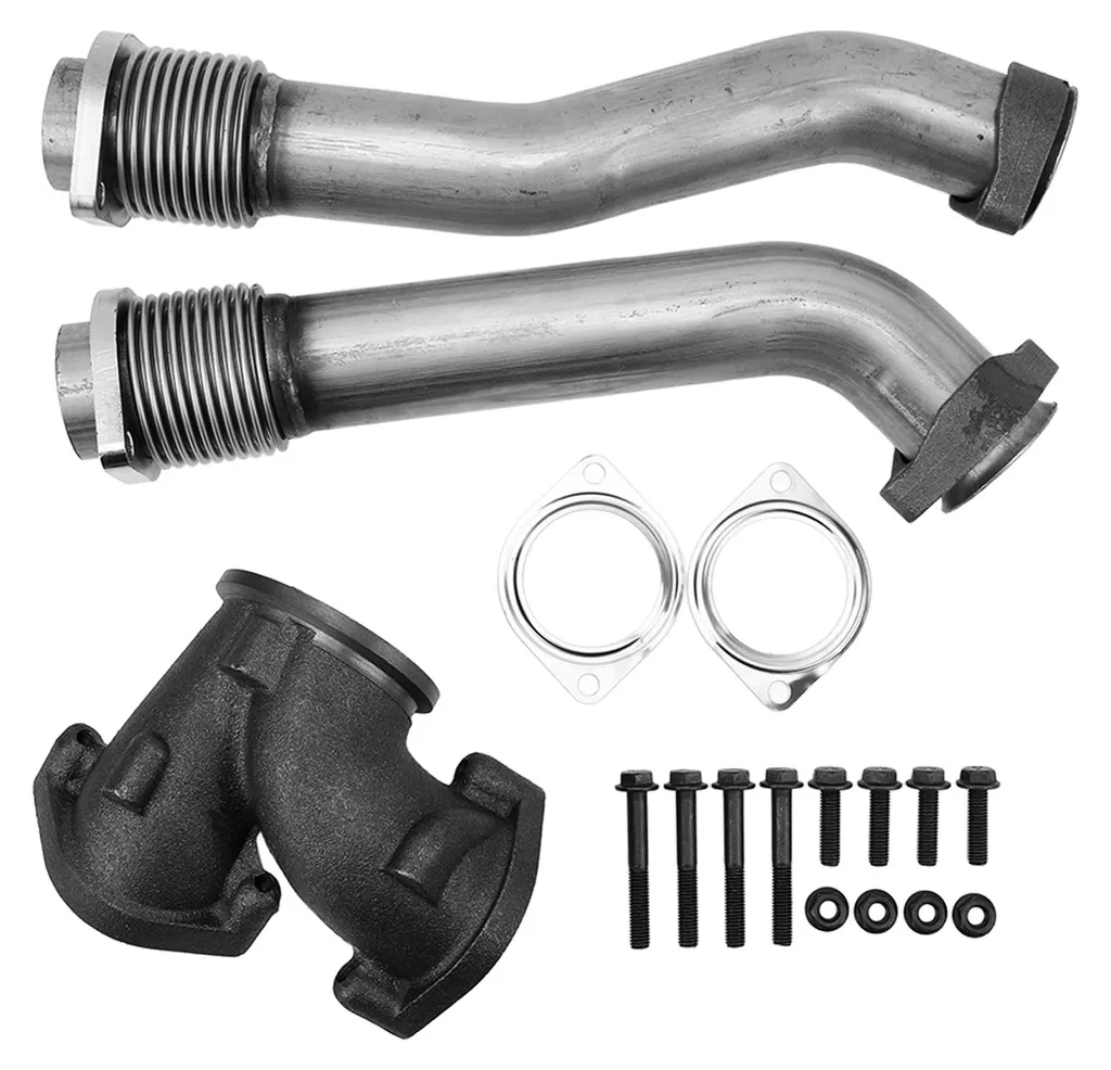 Collecteur Échappement Fonte et Soufflet Inox Ford 7.3L Powerstroke