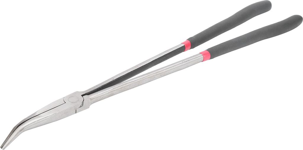 45° gebogene Spitzzange mit langem Griff, Stahlzange, Handwerkzeug, 400 mm (16 Zoll)