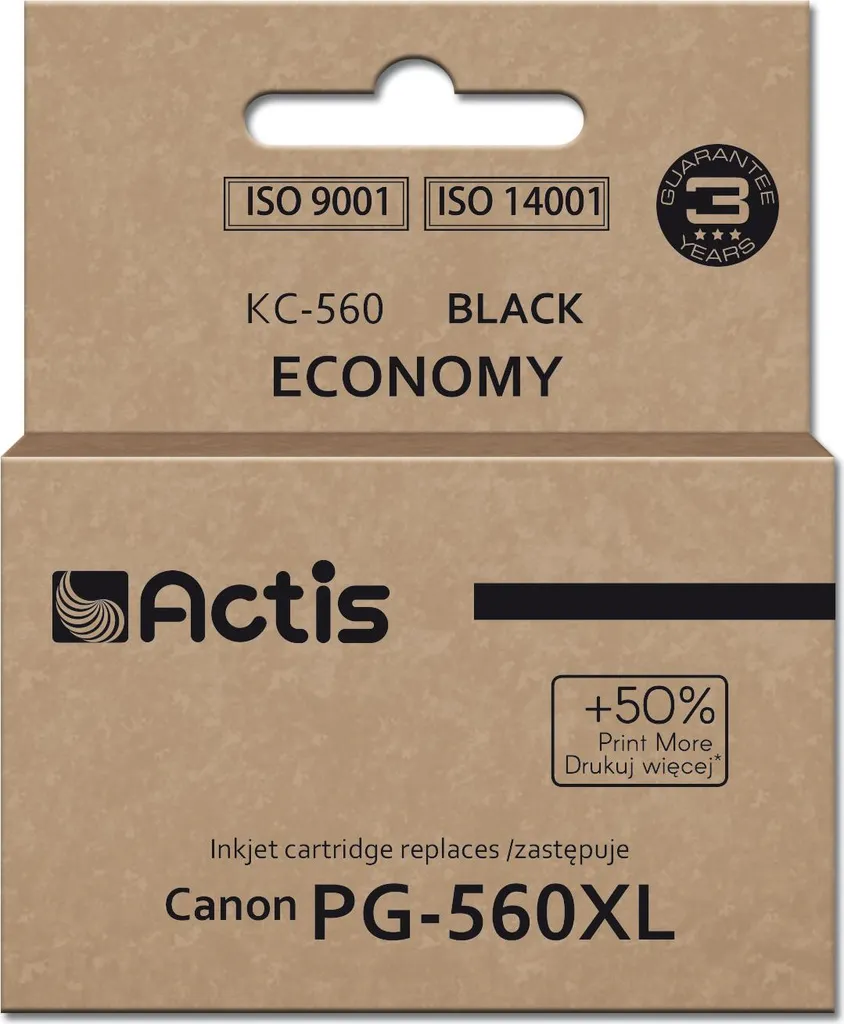 Cartouche encre Actis KC-560 noir alternative PG-560XL haute capacité