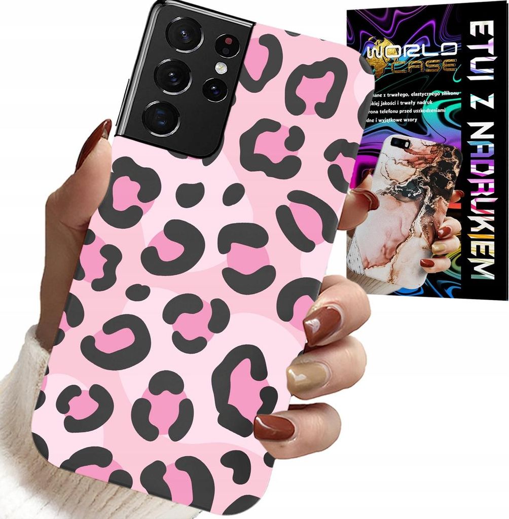 ETUI FÜR SAMSUNG GALAXY S21 Ultra - PALE PANTERA Rosa - FEMALE DESIGN
