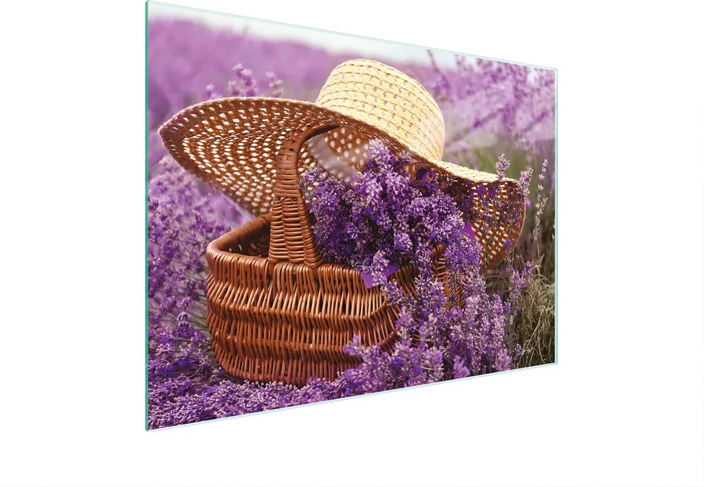 Tagliere Piastra copriforno Tagliere multiglass 30x22 cm Lavanda Viola
