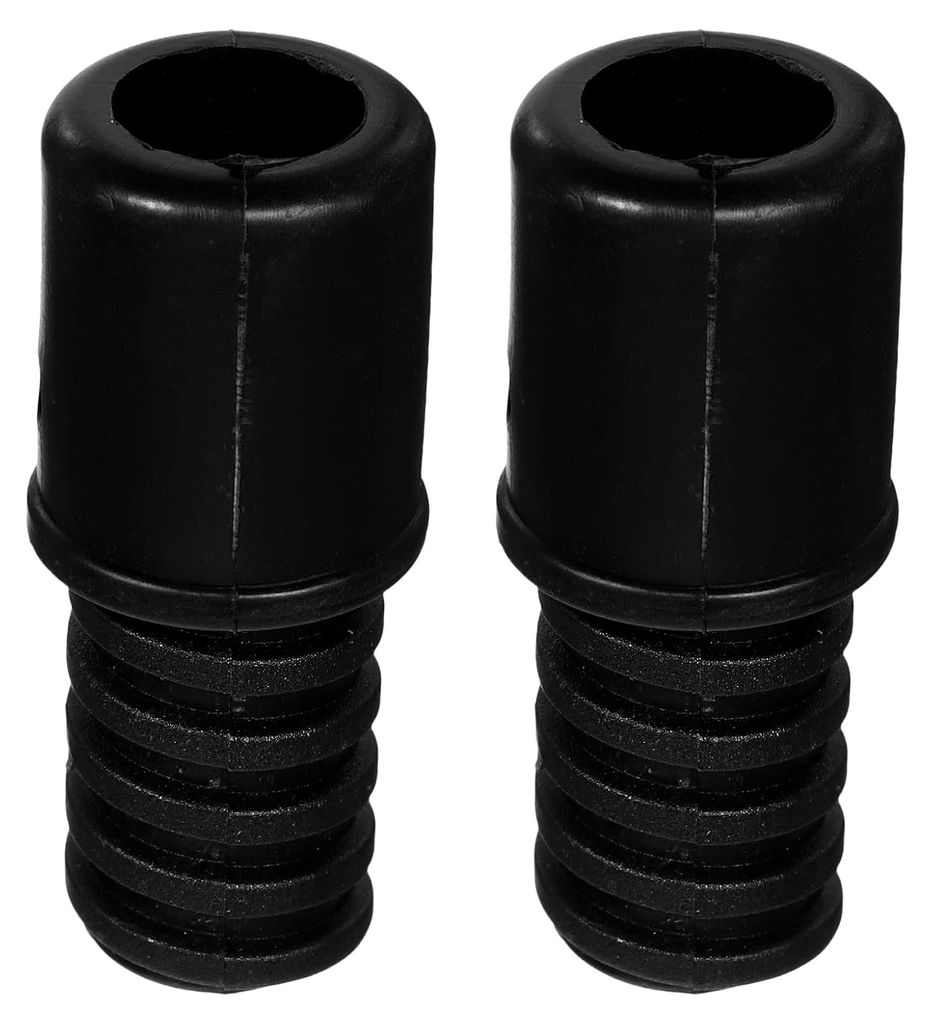 2 Stück Endkappen für Kehrschaufeln aus Kunststoff mit ergonomischem Design, einfache Montage, Ersatzgriff für Besenstiel und Wischmopp für die...