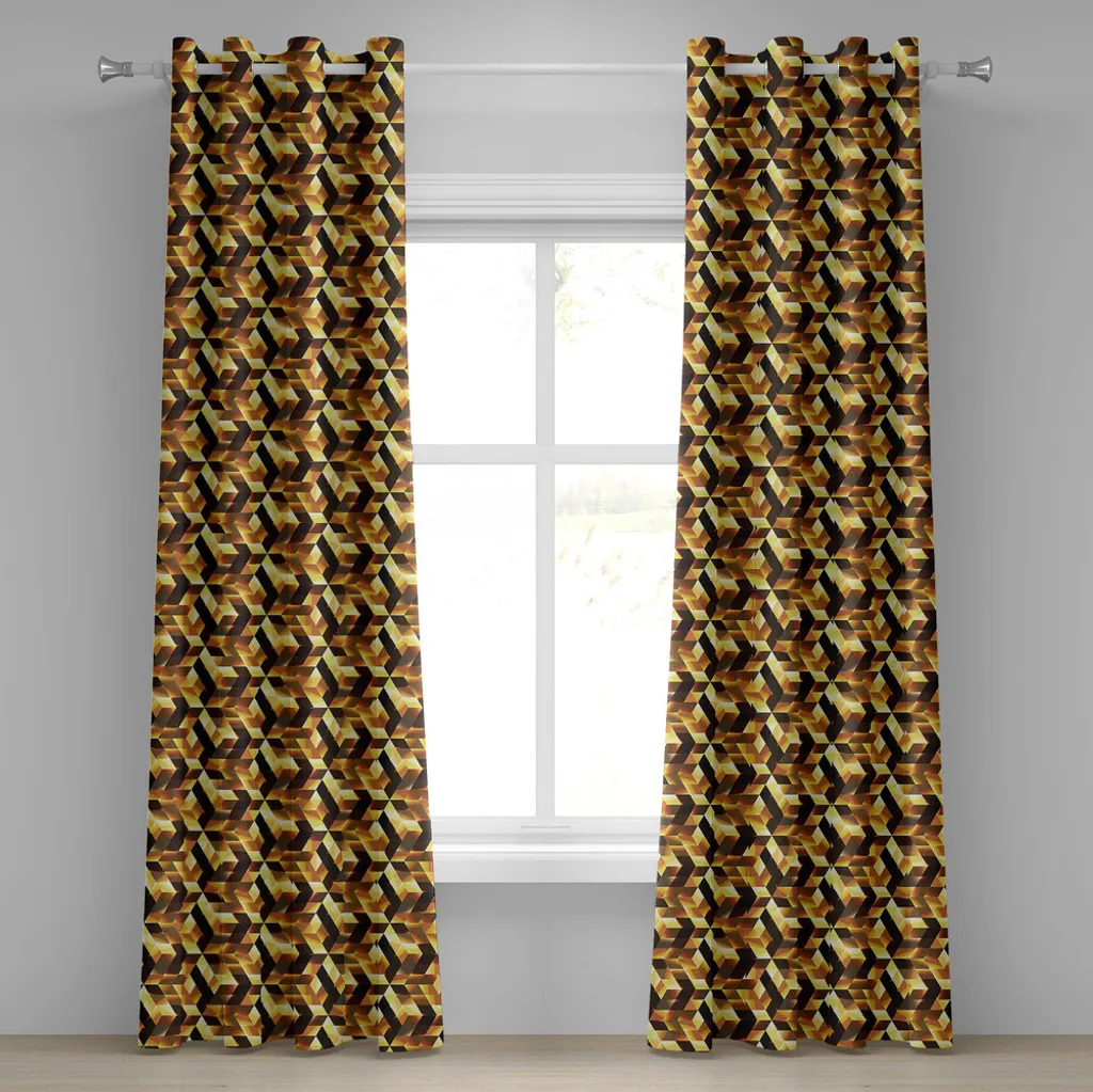 Tende Decorative ABAKUHAUS 280x245cm | Motivo Astratto Geometrico