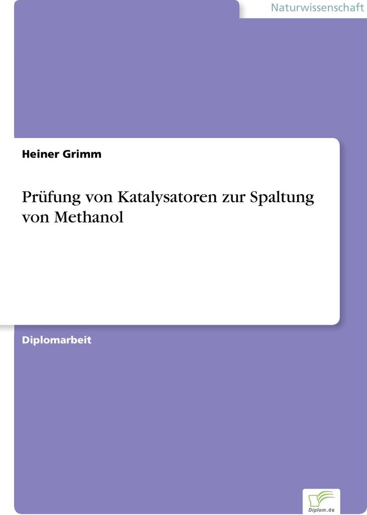 Prüfung von Katalysatoren zur Spaltung von Methanol
