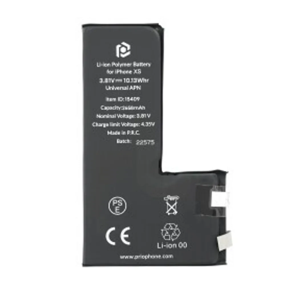 Batteria iPhone Xs Prio Senza BMS - Lotto Professionale 0 Cicli