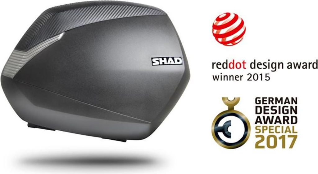 SHAD SH36 Motorrad-Seitenkoffer-Paar Carbon-Look 36L Produktbild 