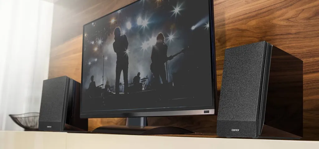Edifier R1850DB Enceinte étagère active avec Bluetooth et Entrée Optique