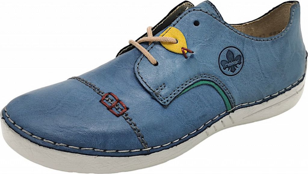 Rieker Damen Schnürschuh Halbschuh 52528, Größe:40 EU, Produktbild 46