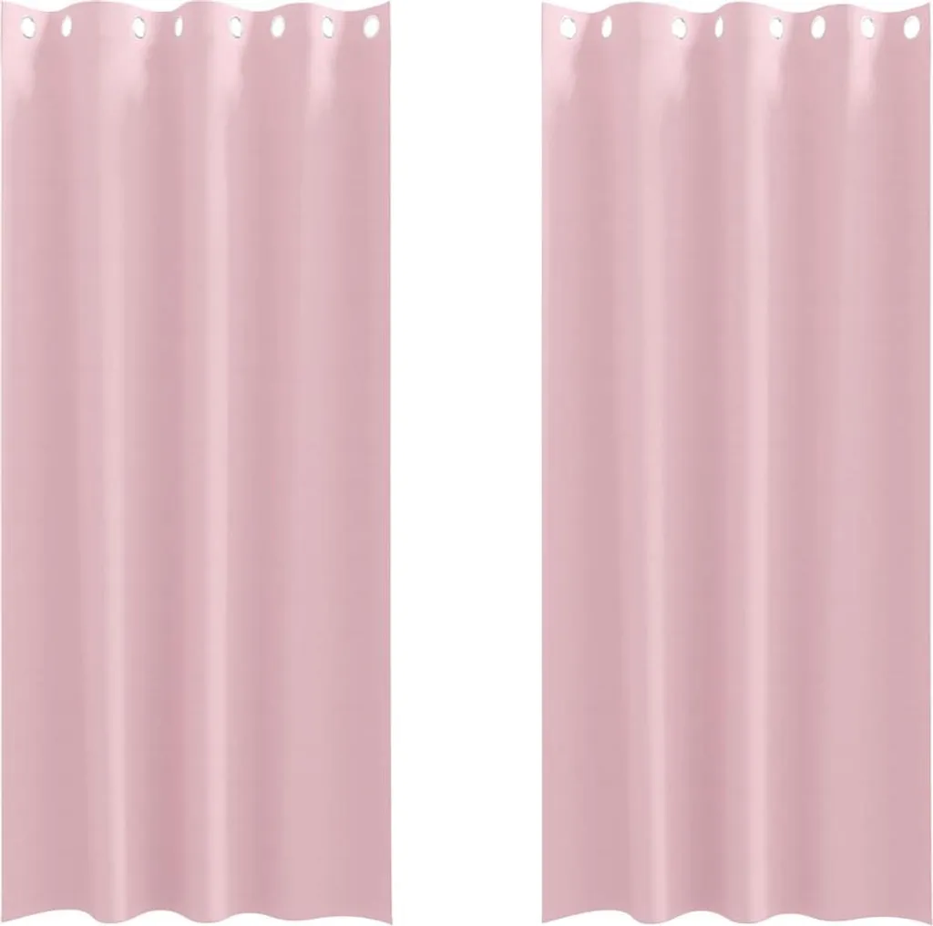Set 2 Tende Oscuranti vidaXL Rosa Baby 260x140 - Il Riposo dei Piccoli