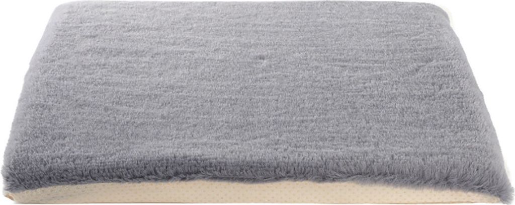 2er-Pack Memory Foam rutschfeste weiche Stuhlsitzkissen Plüschpolster, für Büro, für Küche, graue Farbe, 16 "x 16"