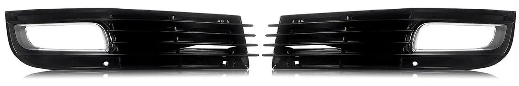 Solution Grille Phare Antibrouillard Cassée Audi A8 D3 en ABS Noir - 3