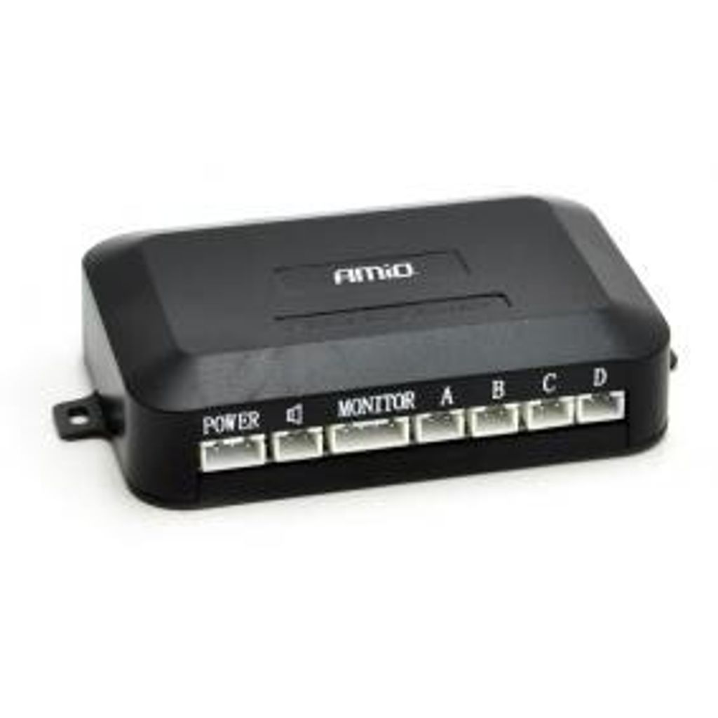 AMiO 01593 Black CAM-301 Hinten Einparkhilfe 4 Sensoren 40KHz