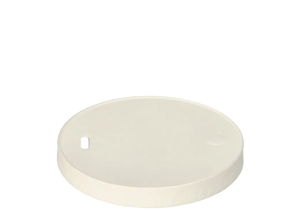 Couvercle de Gobelet 80 mm PAPSTAR Pure Blanc avec Ouverture à Boire