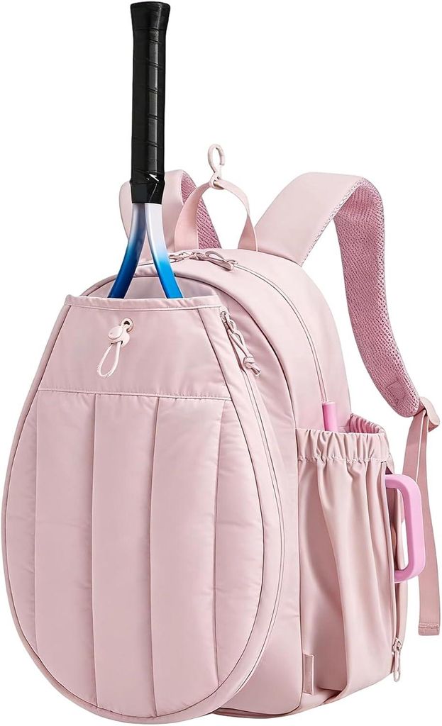 Große Damen-Tennistasche, isoliert und gepolstert, Unisex-Rucksack – Badminton/Fitness/Reisen/Stadion
