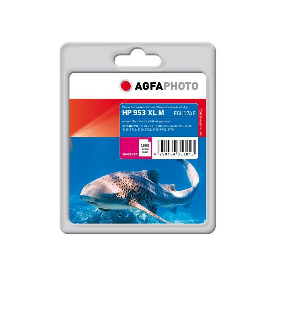 AgfaPhoto Tintenpatrone APHP953MXL wie HP F6U17AE 953XL m