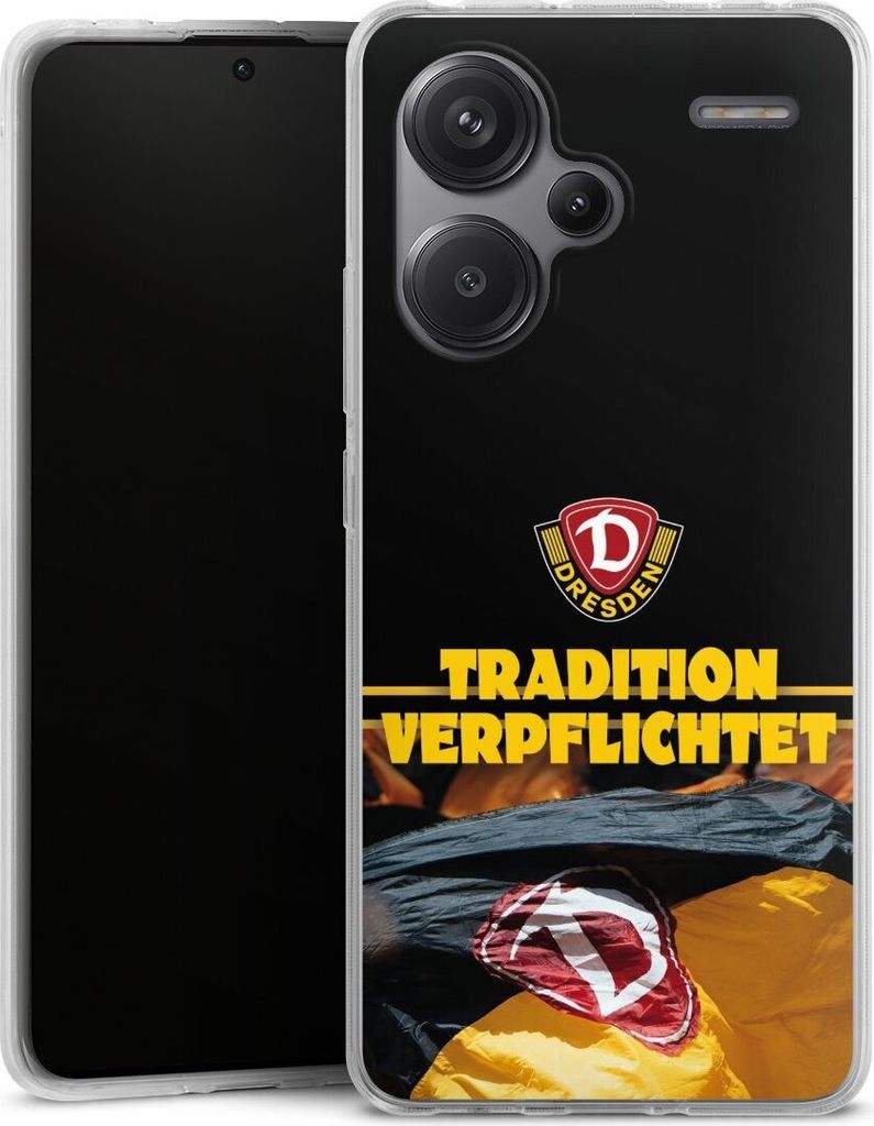DeinDesign Handyhülle für Xiaomi Redmi Note 13 Pro Plus Silikon Hülle Case Smartphone Schutzhülle Fanartikel SG Dynamo Dresden SGD