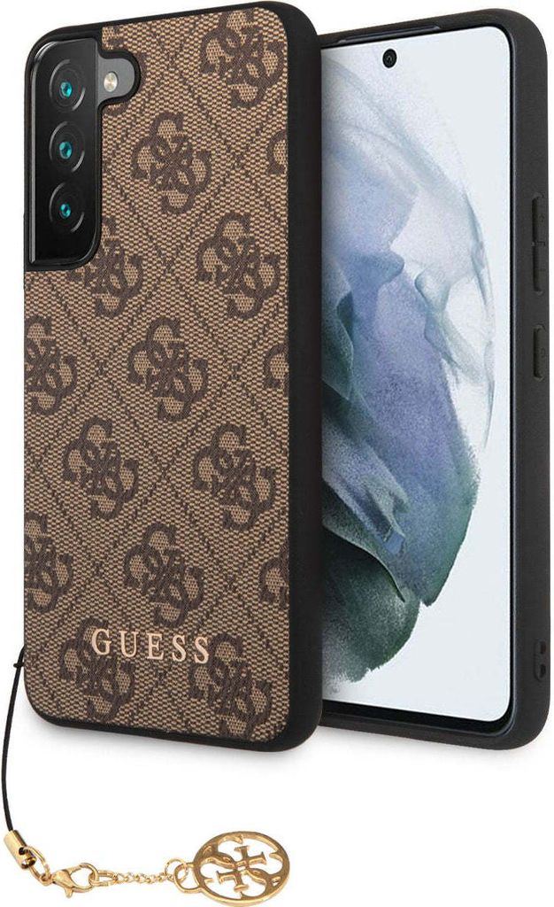Guess GUHCS23SGF4GBR Samsung Galaxy S23 hnědé pevné pouzdro Obrázek produktu